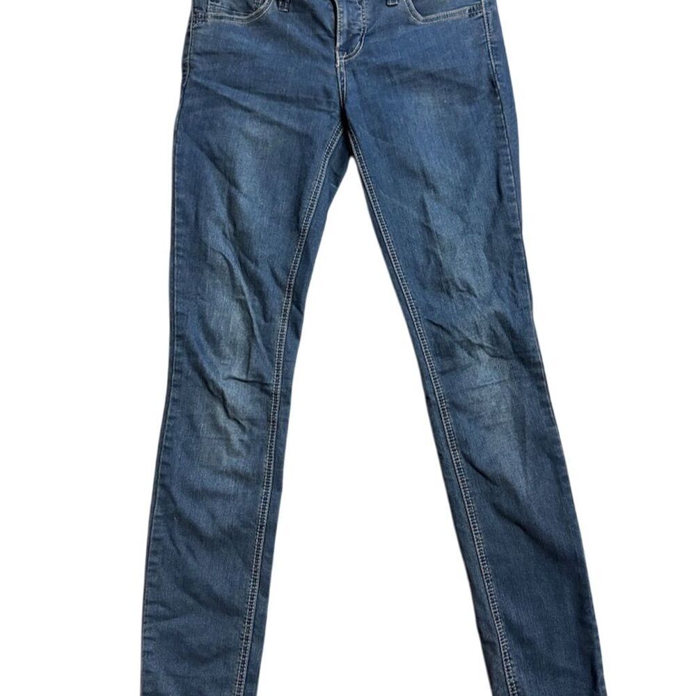 Free People Women's Slim Jeans Size 26 Medium Wash Blue Denim